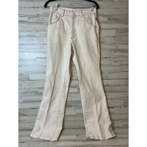 VTG 70s Sears “Put On Shop” Jeans Destroyed Workwear USA Distressed Flare 29x31